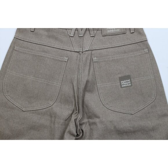 Deadstock Vintage 90s Marithe Francois Girbaud Mens 33 Baggy Denim Shorts Khaki - Picture 9 of 11
